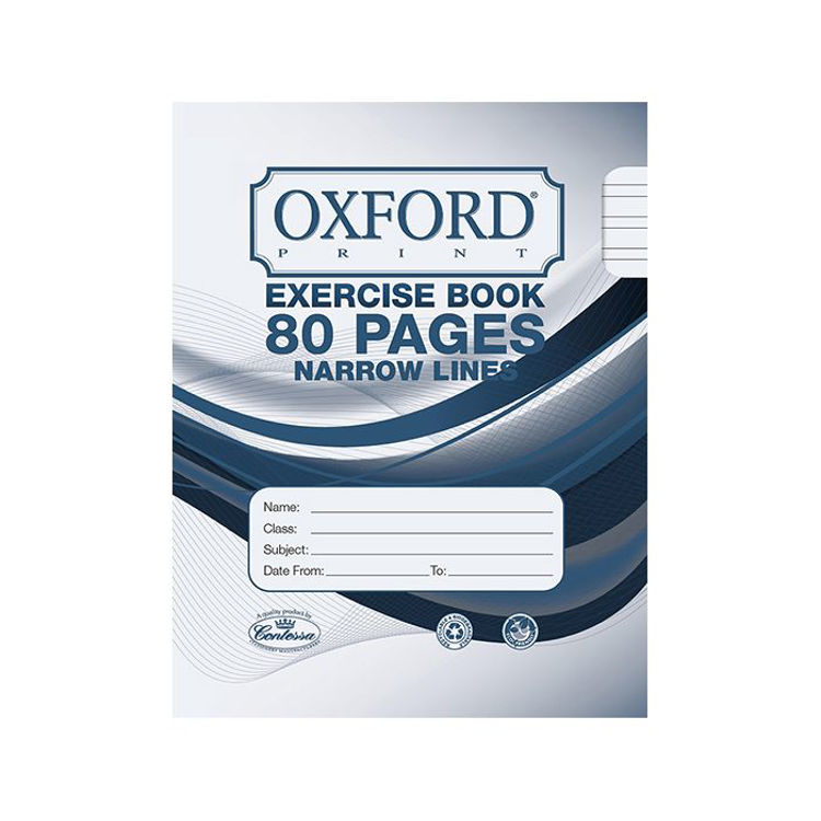Picture of 6893-Exercise Book 80 Pages - Narrow Lines